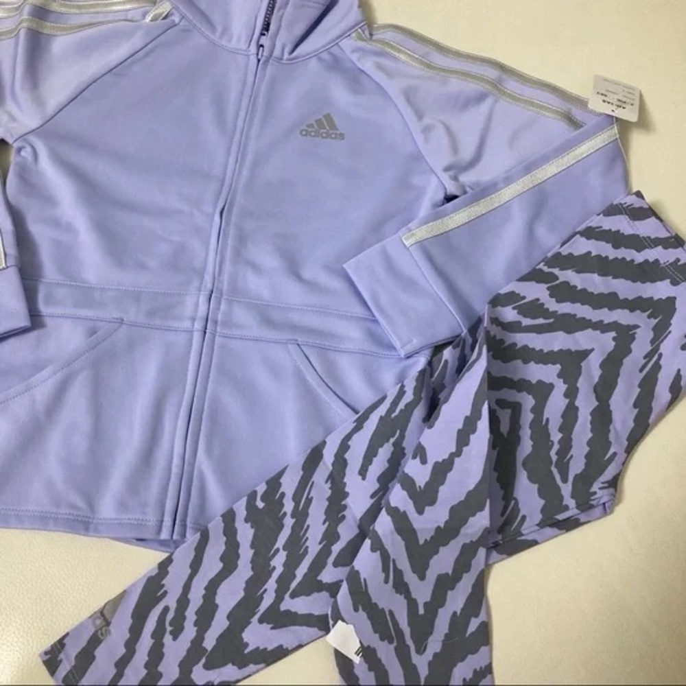 Adidas New Super Stylish Cute Leopard Pants Jacket set 4034 - Picture 4 of 6